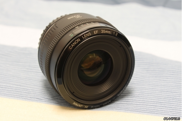 [超簡陋開箱]今天購入的canon 35mm f2