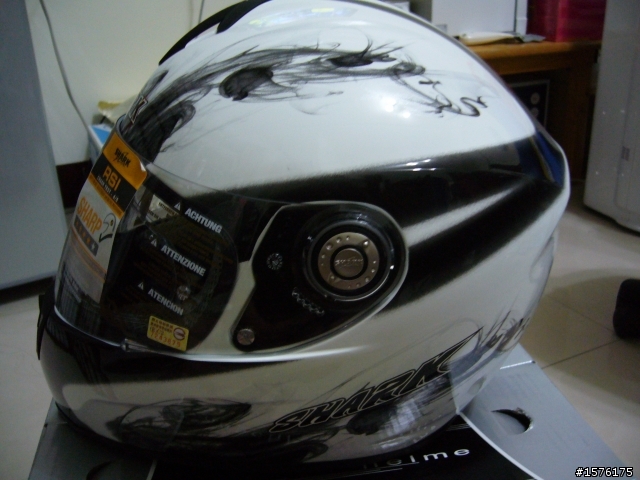 [安全帽][簡單開箱]Shark RSI Smoke PINLOCK white black anthrac