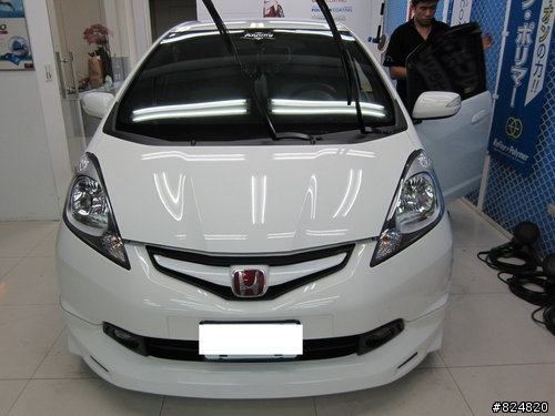 Honjyo taiwan日本專業級汽車美容內湖總公司HONDA FIT GLASS NEO COAT分享文
