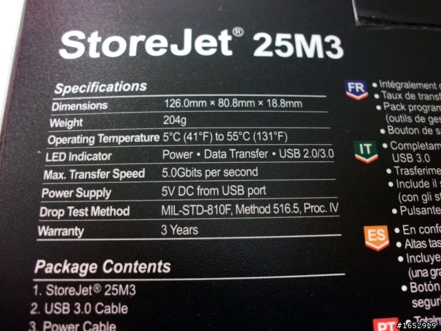 [分享] 開箱文_創見USB3.0 640GB 2.5吋 防震外接式硬碟 + USB3.0轉卡