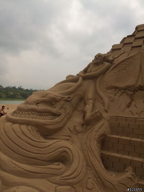 [食玩天地] 台北貢寮 福隆海水浴場-2010沙雕季