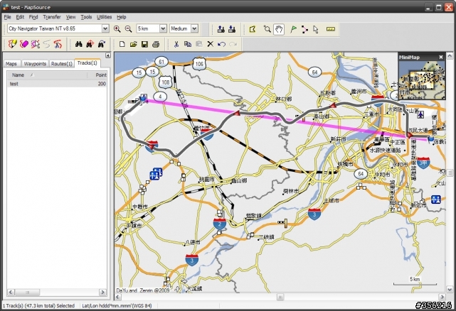 手動產生航跡的方法