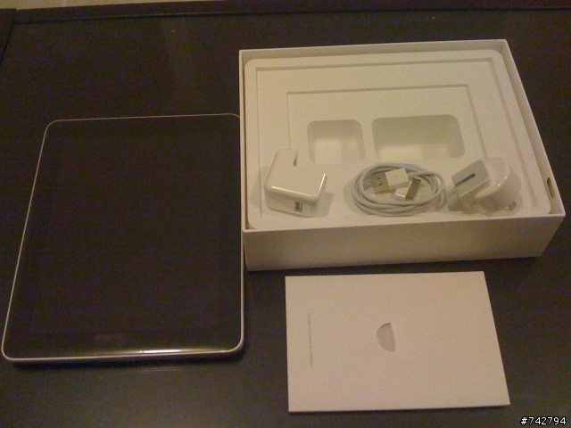 iPad入門版 + gecko guard anti-glare films 開箱