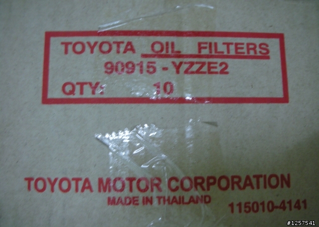 [開箱♡]TOYOTA RAV4 保養-泰製小顆機油芯(90915-YZZE2)、日製空氣芯(17801-31120)、日製鐵罐裝自排油ATF WS(08886-02305)
