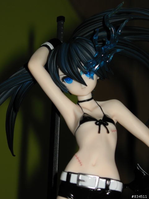 [開箱分享] {BRS_黑岩} (刀版) 1/8  BLACK★ROCK SHOOTER (Black blade ver. )__ (はちゅねミク主持)