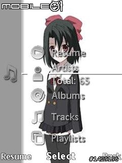 [240x320] School Days-清浦剎那主題（含媒體介面）