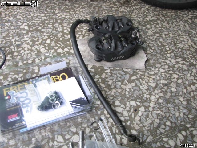 【小小開箱】Fren Tubo Carbon 油管 & Brembo HP CNC 輻卡 for ZX-6R 07"
