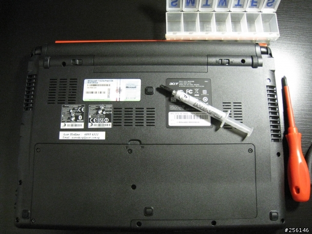 [拆機+測試] ACER 3820TG i7 再升級 (SSD+散熱膏)