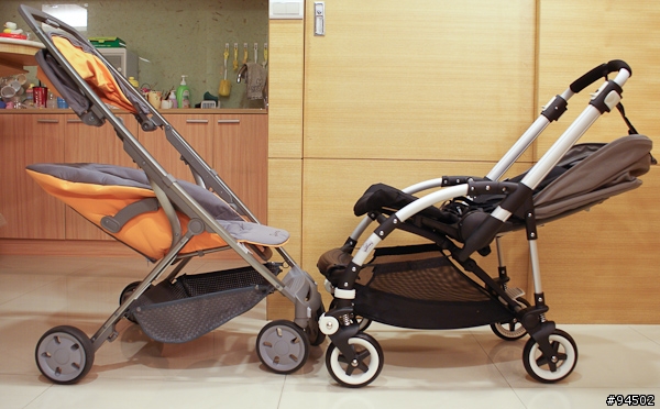 ［開箱］新款2010 Bugaboo Bee+推車, 同場加映與Quinny Senzz的比較圖