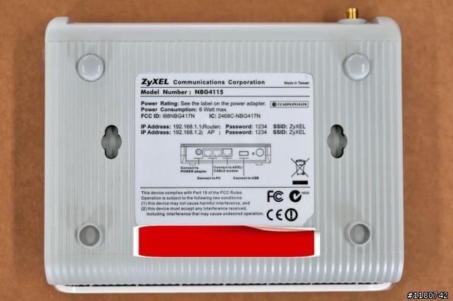 合勤 NBG4115 3.5G 無線分享器 開箱測試