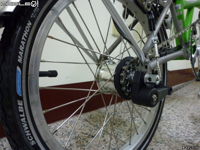 [開箱] BROMPTON Titanium 2010年式 蘋果綠 客製P把鈦布! 鈦布vs鈦鳥大比拼~