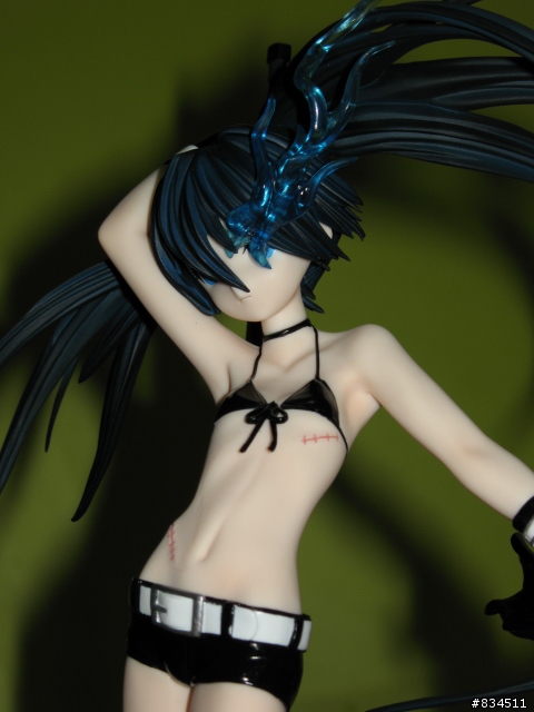 [開箱分享] {BRS_黑岩} (刀版) 1/8  BLACK★ROCK SHOOTER (Black blade ver. )__ (はちゅねミク主持)