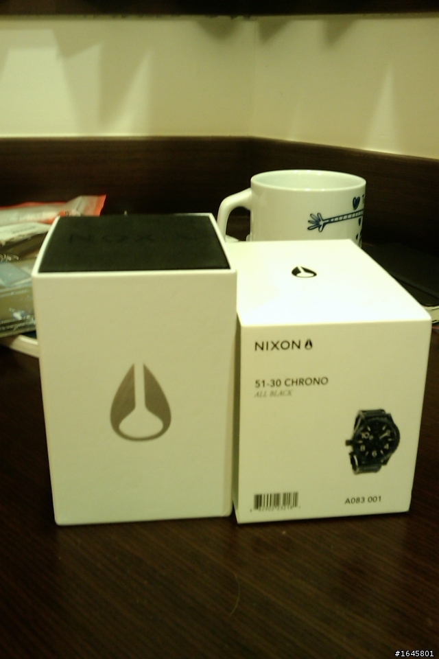 [開箱] NIXON 51-30 Chrono All Black