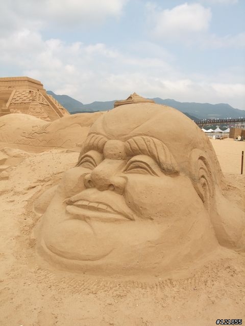 [食玩天地] 台北貢寮 福隆海水浴場-2010沙雕季