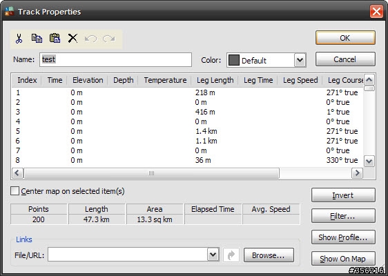 手動產生航跡的方法