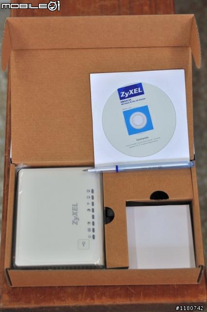 合勤 NBG4115 3.5G 無線分享器 開箱測試