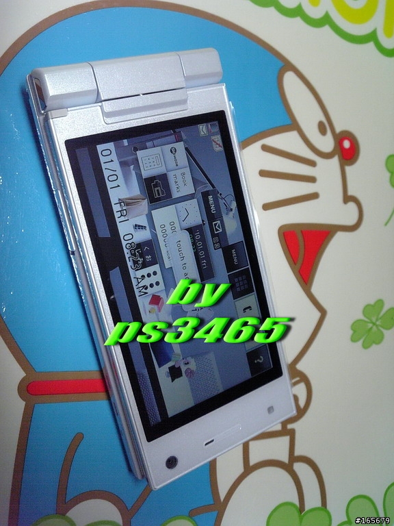2010年夏季新機：docomo SH-07B銀色開箱圖