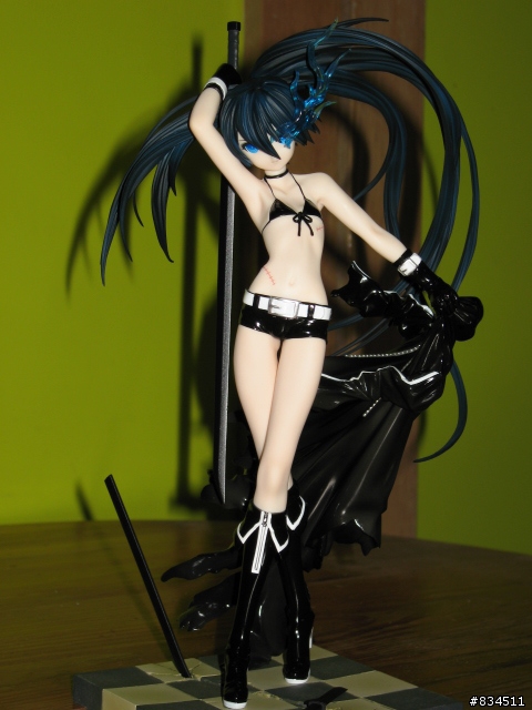 [開箱分享] {BRS_黑岩} (刀版) 1/8  BLACK★ROCK SHOOTER (Black blade ver. )__ (はちゅねミク主持)