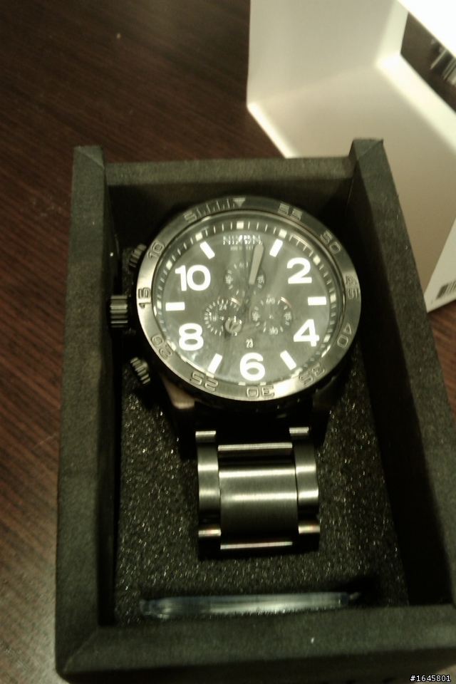 [開箱] NIXON 51-30 Chrono All Black