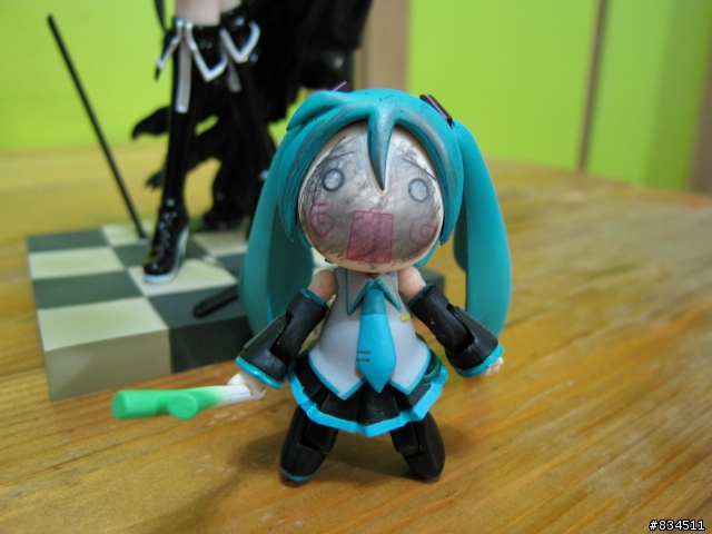 [開箱分享] {BRS_黑岩} (刀版) 1/8  BLACK★ROCK SHOOTER (Black blade ver. )__ (はちゅねミク主持)