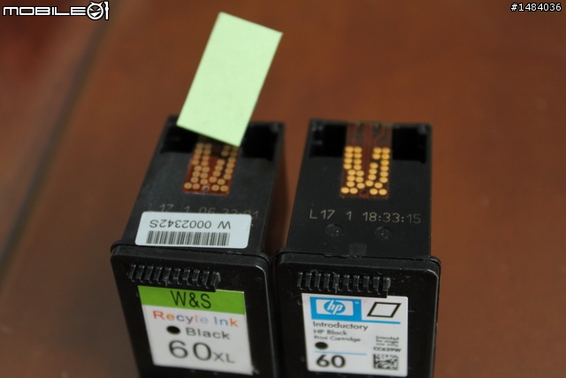 [分享]HP印表機原廠墨水 V.S. 副廠墨水比一比