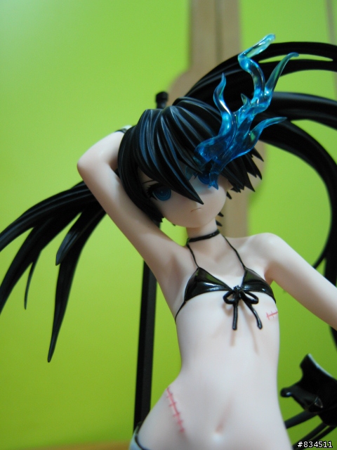 [開箱分享] {BRS_黑岩} (刀版) 1/8  BLACK★ROCK SHOOTER (Black blade ver. )__ (はちゅねミク主持)