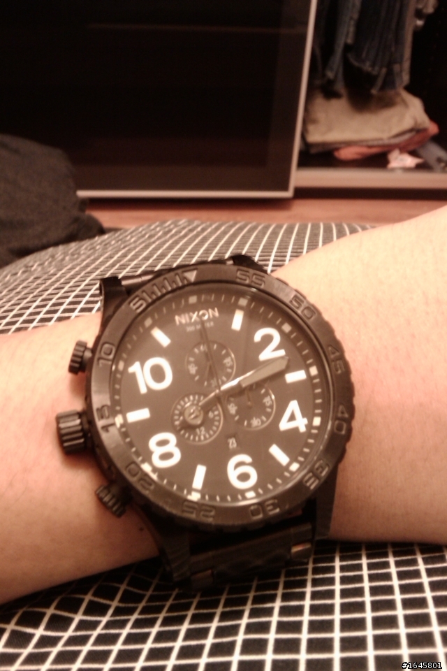 [開箱] NIXON 51-30 Chrono All Black