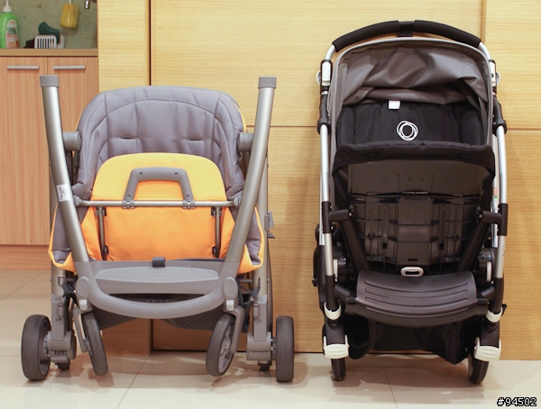 ［開箱］新款2010 Bugaboo Bee+推車, 同場加映與Quinny Senzz的比較圖