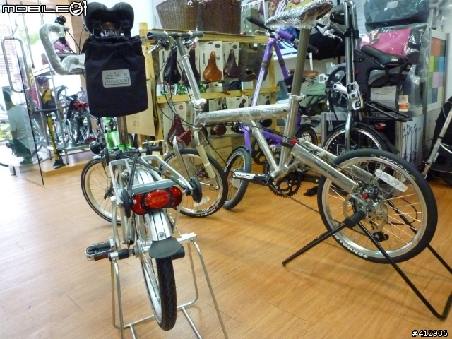 [開箱] BROMPTON Titanium 2010年式 蘋果綠 客製P把鈦布! 鈦布vs鈦鳥大比拼~