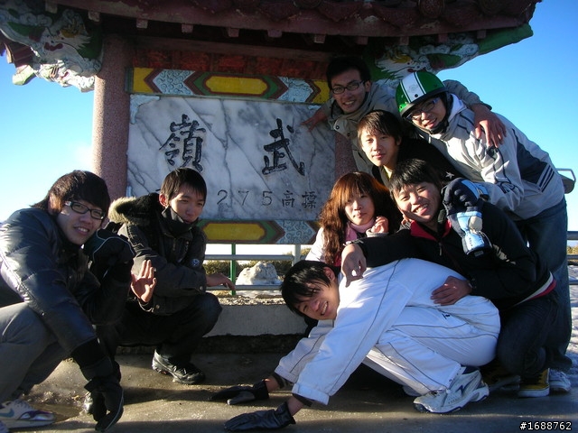 2010/01/21合歡山上讀期末考