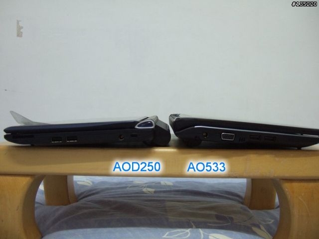 acer10.1吋小筆電AO533開箱+AOD250比較