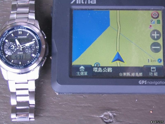 綠島手動電波校時