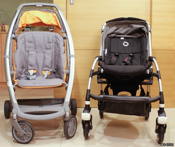 ［開箱］新款2010 Bugaboo Bee+推車, 同場加映與Quinny Senzz的比較圖