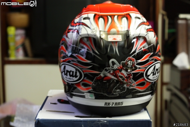 我的第一頂進口帽 Arai RX-7 RR5 HAGA 芳賀紀行, 簡單開箱