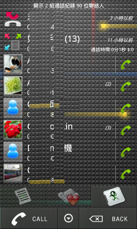 [軟體分享] 超級撥號 SuperDial v1.3.1 支持拼音 注音 連絡人分組