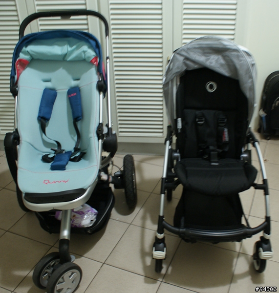 ［開箱］新款2010 Bugaboo Bee+推車, 同場加映與Quinny Senzz的比較圖