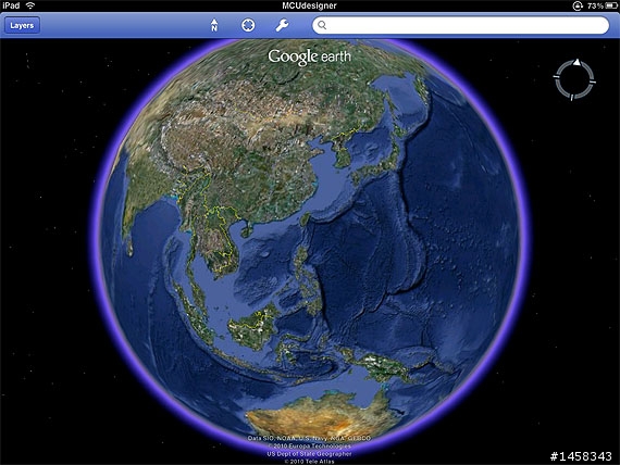 Google Earth for iPad 上架了！(指尖環遊全世界)