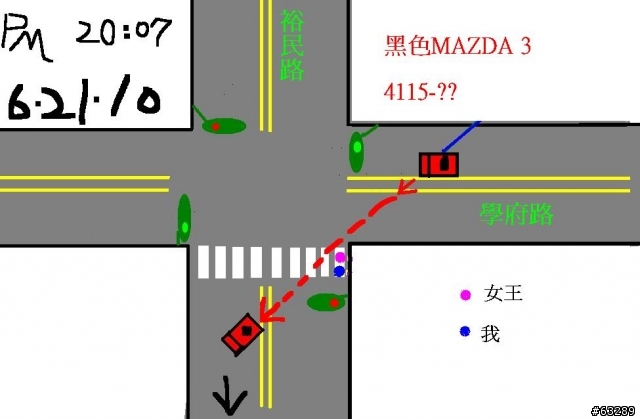 土城 黑色 舊MAZDA 3 「4115-??」 車主站出來面對