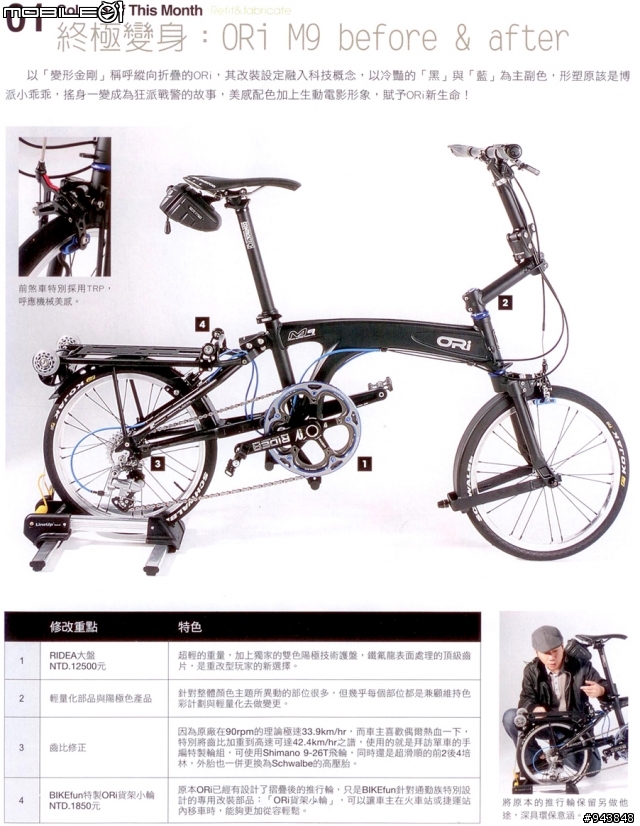 [從開箱到改裝] ORi M9摺疊車-變形金剛的一生。