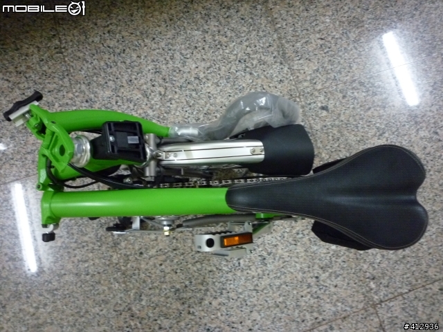 [開箱] BROMPTON Titanium 2010年式 蘋果綠 客製P把鈦布! 鈦布vs鈦鳥大比拼~