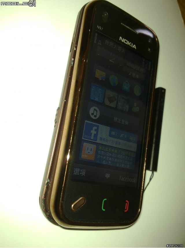 (N97mini) 彎道 我就是金探號!!