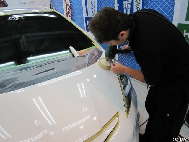 Honjyo taiwan日本專業級汽車美容內湖總公司HONDA FIT GLASS NEO COAT分享文