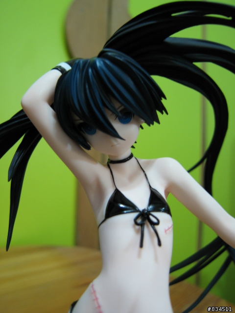 [開箱分享] {BRS_黑岩} (刀版) 1/8  BLACK★ROCK SHOOTER (Black blade ver. )__ (はちゅねミク主持)