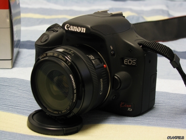 [超簡陋開箱]今天購入的canon 35mm f2