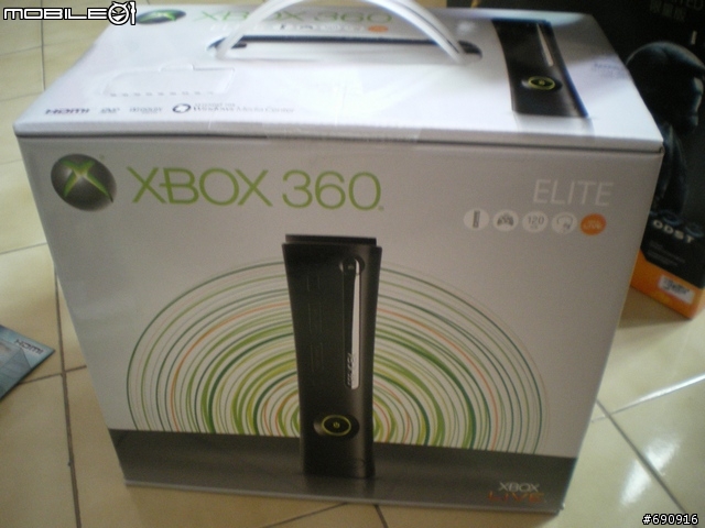 今天入手的 Xbox 360 射擊天王旗艦組合包 開箱啦~