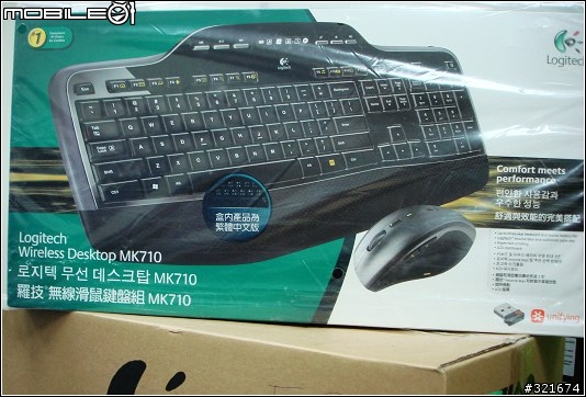 羅技MK710無線滑鼠鍵盤組開箱和小心得