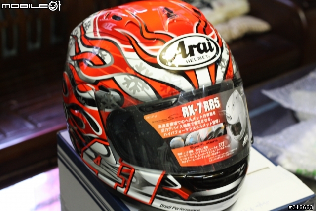 我的第一頂進口帽 Arai RX-7 RR5 HAGA 芳賀紀行, 簡單開箱
