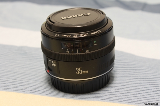 [超簡陋開箱]今天購入的canon 35mm f2