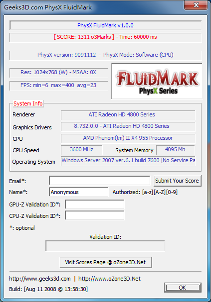 效能測試~ATI 4870在Pci-e 2.0 x16 V.S Pci-e 2.0 x8之3DMark Vantage P模式&同場加映 A+N