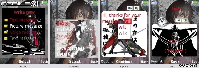 [240*320/三鍵] Code Geass 反叛的魯路修 (コードギアス 反逆のルルーシュ) 含媒體